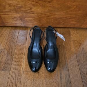 GAP Black Patent Leather Heels
